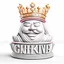 Placeholder: King cheerful 3D Clear details