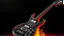 Placeholder: 4K. REALISTIC FULL DETAILS. EMISSION DE RADIO HARDROCK FIRESTARTER. un terminator joue de la guitare