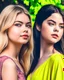 Placeholder: Composition selena gomez with elle fanning