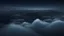 Placeholder: misty cloudy night sky from above