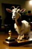 Placeholder: A goat with The Academy Award of Merit