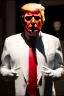 Placeholder: Ultra realistic image night, Donald trump zombie performance, suit, blood, torn arm, night, the walking dead style, dark ambient, highly detailed, White House background, concept art, unreal engine 5, ray tracing, RTX, focal lighting, ultra detail, volumetric lighting, 3d, finely drawn, high definition, high resolution.