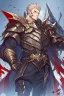 Placeholder: Slim Armored Male Blood Knight Elf by anime style