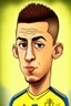 Placeholder: Eden Hazard Belgian soccer player cartoon 2d