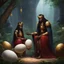 Placeholder: The Great Nema has laid her eggs. A pair of household slaves assist her. There were no complications. News has yet to break in the Ruxa Koros, but there's likely to be a lot of celebration and a renewed sense of loyalty toward her... Except... Nobody knows who the father is.