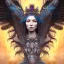 Placeholder: Insanely detailed photograph of an elaborate beautiful hawk goddess intricate glowing skin eyes intricate face hair lashes fur dress hyperdetailed painting by Anna Dittmann Huang Guangjian and Dan Witz CGSociety ZBrush Central fantasy art album cover art 4K 64 megapixels 8K resolution HDR Greek shiny space colours jewelry celestial hair eyes light"