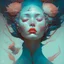 Placeholder: dream portrait of female vambire by james jean