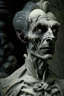 Placeholder: cursed man from a royal familly victorian times whose skin looks like stone sculpture