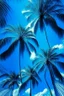 Placeholder: A coconut trees in Indonesia with cleat blu sky. Impresionisme abstract art