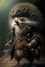 Placeholder: humanoid hedgehog pirate