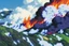 Placeholder: Forest fires in the Rocky Mountains