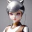 Placeholder: beautiful smooth realistic Japanese robot cat girl figure, extremely sharp detail, finely tuned detail, ultra high definition, 8 k, unreal engine 5, ultra sharp focus, accurate wings, in flying mode centered.