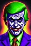 Placeholder: create a detailed illustration of donald trump as the JOKER