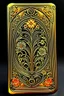 Placeholder: rectangular gold delicate art nouveau book cover