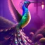 Placeholder: peacock, humming bird, fantasy art, Unreal Engine 5, lens macro,sharp focus, realistic, hyper detailed, studio lighting, neon light ambient