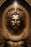 Placeholder: Ultra Realistic image, bitcoin god, Renaissance style, chisel style, emperor, waist up portrait, epic, celestial, cinematic lighting, God light, god rays, 4k resolution, smooth details, ornate details, unreal engine 5, night background,