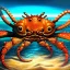 Placeholder: ultra detailed fullbody Drawing of Sea monster Giant Crab on the shore , extremely detailed digital painting, intrincate, extremely detailed face,crystal clear Big eyes, in the style of Frank Frazetta, mystical colors , perfectly centered image, perfect composition, rim light, beautiful lighting, 8k, stunning scene, raytracing