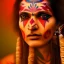 Placeholder: mystic indian woman, perfect, face tattoo, long hair, head and shoulders portrait, cinematic, 8k, dynamic lighting, hyperdetailed, intricately detailed