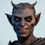 Placeholder: young sexy female orc, orc portrait, portrair, orc head, orc face, big eyes, grin, black lipstick and black eyliner, skyrim, happy, 8k resolution, high-quality, fine-detail, fantasy, incredibly detailed, ultra high resolution, 8k, complex 3d render, cinema 4d