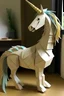 Placeholder: Unicorn from cardboard