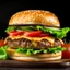 Placeholder: burger sandwish full of meat