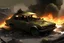 Placeholder: car explosion, post-apocalyptic, concept art