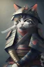 Placeholder: Cool Samurai cat