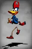 Placeholder: Woody woodpecker on his way to the gallows