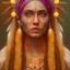 Placeholder: mystic indian woman, perfect, face tattoo, long hair, head and shoulders portrait, cinematic, 8k, dynamic lighting, hyperdetailed, intricately detailed