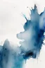 Placeholder: Abstract wet watercolour, grey blue