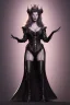 Placeholder: Kim Basinger as evil queen in black leather, busty, cleavage, curvy, angry, stern look. character design by cory loftis, fenghua zhong, ryohei hase, ismail inceoglu and ruan jia. unreal engine 5, artistic lighting, highly detailed, photorealistic, fantasy