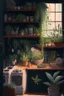 Placeholder: cozy vibes art kitchen herbs