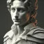 Placeholder: White Sculpture frodo, Rome style sculpture, full body, fresco background, hyper realistic, 8k,