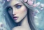 Placeholder: femme long cheveux blond blancs yeux bleus , 8k resolution, flower magnolia lotus rose, beautiful portrait, 8k resolution, flower head and body, beautiful