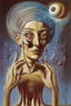 Placeholder: The portrait entitled "Bring forth what is within you to save you, else it will destroy you" depicting Salvador Dali as a woman; Salvador Dali; Surrealism