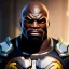 Placeholder: Ultra detailed fullbody Portrait in oil on canvas of overwatch character- DOOMFIST with armor,extremely detailed digital painting,intense stare, extremely detailed face, crystal clear eyes, mystical colors ,perfectly centered image, perfect composition, rim light, beautiful lighting,masterpiece ,8k, stunning scene, raytracing, anatomically correct, in the style of Steve Jung and robert e howard and Wizyakuza and Ohrai Noriyoshi and Simon Bisley and uncannyknack and kilory.