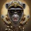 Placeholder: steampunk monkey headskull worrior