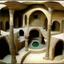 Placeholder: deep underground society with pueblo, greek, and islamic architecture