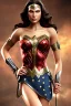 Placeholder: Portrait lady, full body shot, full-color long shot, style of Wonder Woman, skin-tight