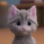 Placeholder: a cute, gray Kitten