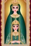 Placeholder: Arab princess, beautiful, innocent, angelic features, Arab clothes, personal image