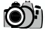 Placeholder: Vector DSLR Camera Photography Vector Vector Illustration