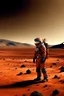 Placeholder: A man on mars