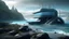 Placeholder: futuristic base, nearby ocean