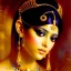 Placeholder: Drawing of beautiful face,busty 'cleopatra',sweet stare,throne,hieroglyphics,balanciaga fashion clothe painting by gaston bussiere, greg rutkowski, yoji shinkawa, yoshitaka amano, tsutomu nihei, donato giancola, tim hildebrandt, oil on canvas, cinematic composition, extreme detail,fit full head inside picture,16k