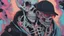 Placeholder: a close up of a person with a skull on their head, anime skull portrait man, scary detailed art in color, hiroyuki-mitsume takahashi, nychos art aesthetic, half man half skeleton, anime cyberpunk art, colored manga art, rossdraws pastel vibrant, hot colors. insanely detailed, beautiful anime portrait, stunning anime face portrait, scary art in color