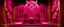 Placeholder: A magenta kingdom with hearts designed in Maori sculptures painted by Frank Lloyd Wright