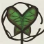 Placeholder: i want you to generate a logo for a new company named "SpiniLeaf" or Spinny Leaf. Something resembeling a spinning leaf, no words, HQ, digital art