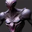 Placeholder: Evil humanoid alien with dark rough skin with scales, concept art, hyper realistic, photorealistic