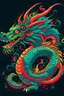 Placeholder: a funky Chinese style dragon